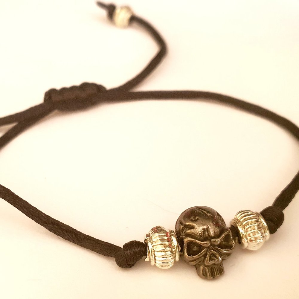 skull rope bracelet for Men and Woman